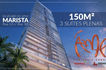 Apartamento com 3 Quartos à venda, 150m² no Setor Marista, Goiânia