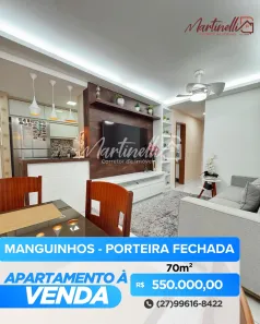 Apartamento com 3 Quartos à venda, 70m² no Praia da Baleia, Serra