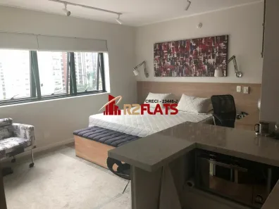 Flat com 1 Quarto para alugar, 28m² no Indianópolis, São Paulo