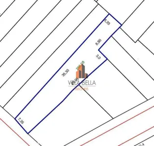Lote/Terreno à venda, 286m² no Vila Assunção, Santo André