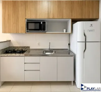 Apartamento com 1 Quarto para alugar, 27m² no Jardim Caravelas, São Paulo
