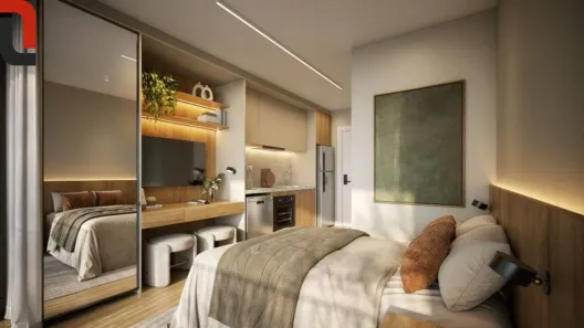 Apartamento com 1 Quarto à venda, 20m² no Centro, Curitiba
