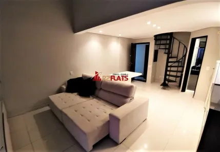 Flat com 1 Quarto para alugar, 50m² no Moema, São Paulo