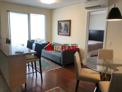 Flat com 1 Quarto para alugar, 50m² no Cidade Monções, São Paulo