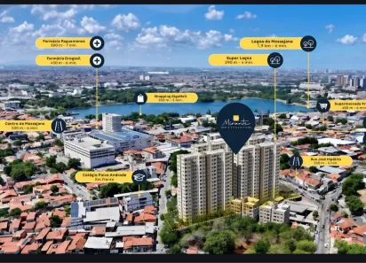 Apartamento com 2 Quartos à venda, 38m² no Messejana, Fortaleza