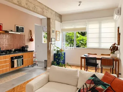 Apartamento com 2 Quartos para alugar, 64m² no Humaitá, Rio de Janeiro