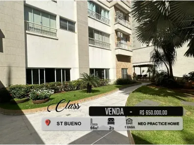Apartamento com 2 Quartos à venda, 66m² no Setor Bueno, Goiânia