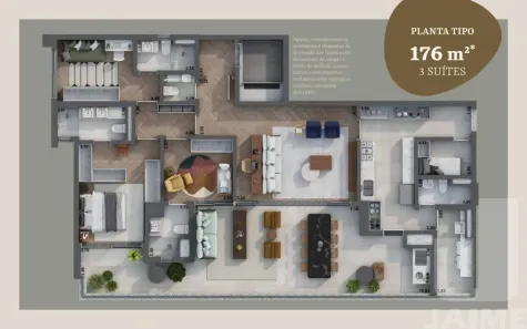 Apartamento com 3 Quartos à venda, 176m² no Pinheiros, São Paulo