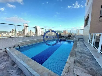 Apartamento com 3 Quartos à venda, 136m² no Gonzaga, Santos