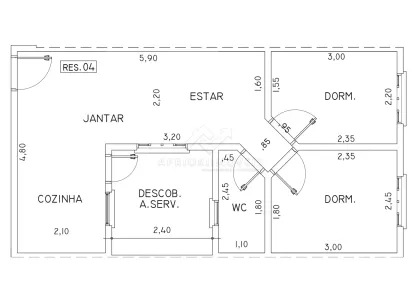 Apartamento com 2 Quartos à venda, 47m² no Vila Assunção, Santo André