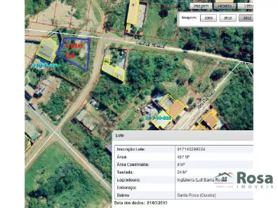 Lote/Terreno à venda, 457m² no Santa Rosa, Cuiabá