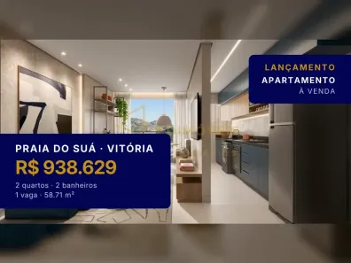 Apartamento com 2 Quartos à venda, 58m² no Praia do Suá, Vitória