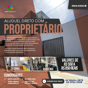 Kitnet com 1 Quarto para alugar, 36m² no Setor Sol Nascente, Goiânia