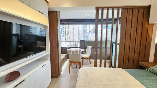 Apartamento com 1 Quarto para alugar, 27m² no Jardim Paulista, São Paulo
