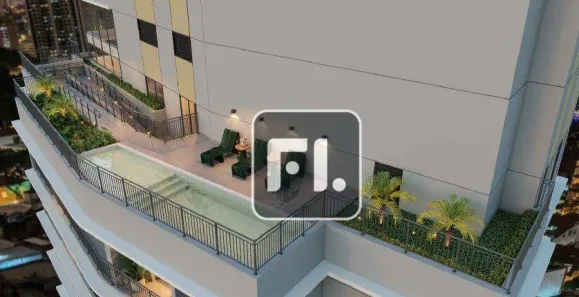 Apartamento com 1 Quarto à venda, 22m² no Cidade Monções, São Paulo