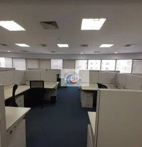 Sala Comercial para alugar, 418m² no Cidade Monções, São Paulo