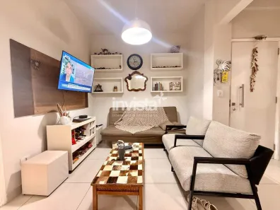 Apartamento com 2 Quartos à venda, 68m² no José Menino, Santos