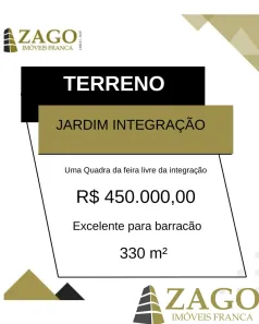 Lote/Terreno à venda, 330m² no Vila Nossa Senhora de Fátima, Franca