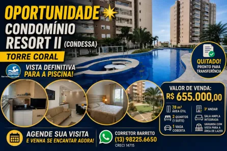 Apartamento com 2 Quartos à venda, 78m² no Centro, Itanhaém