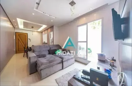 Apartamento com 2 Quartos à venda, 98m² no Vila Alzira, Santo André