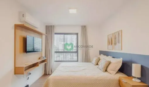 Apartamento com 1 Quarto para alugar, 33m² no Sumaré, São Paulo