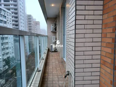Apartamento com 3 Quartos para alugar, 75m² no Gonzaga, Santos