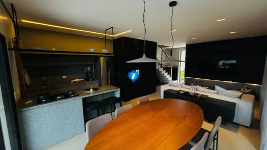 Casa de Condomínio com 3 Quartos à venda, 129m² no Shopping Park, Uberlândia