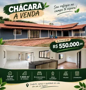 Fazenda/Sítio com 3 Quartos à venda, 115m² no Ibiúna, Ibiúna