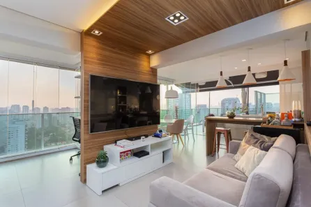 Cobertura com 1 Quarto para venda ou aluguel, 100m² no Cidade Monções, São Paulo