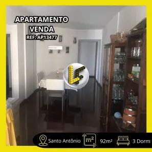 Apartamento com 3 Quartos à venda, 92m² no Santo Antônio, São Caetano do Sul