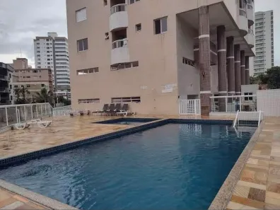 Apartamento com 1 Quarto para alugar, 45m² no Caiçara, Praia Grande