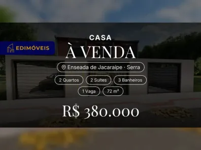 Casa com 2 Quartos à venda, 72m² no Enseada de Jacaraípe, Serra