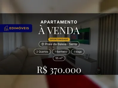 Apartamento com 2 Quartos à venda, 55m² no Praia da Baleia, Serra