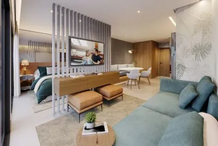 Apartamento com 1 Quarto à venda, 48m² no Jardim Goiás, Goiânia