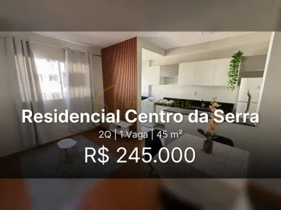 Apartamento com 2 Quartos à venda, 45m² no Residencial Centro da Serra, Serra