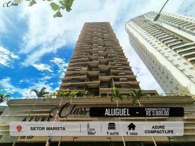 Apartamento com 1 Quarto para alugar, 50m² no Setor Marista, Goiânia
