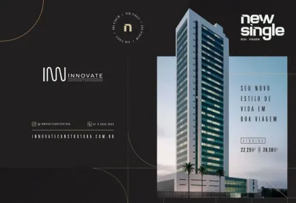 Flat com 1 Quarto à venda, 22m² no Boa Viagem, Recife