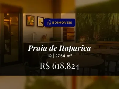 Apartamento com 1 Quarto à venda, 27m² no Praia de Itaparica, Vila Velha