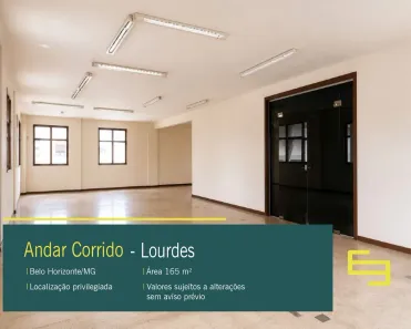 Imóvel Comercial para alugar, 165m² no Lourdes, Belo Horizonte