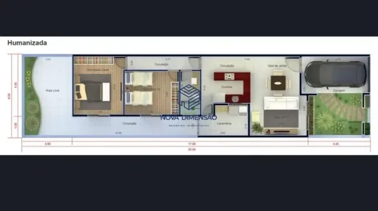 Casa com 2 Quartos à venda, 102m² no Loteamento Portal do Lago, Caçapava