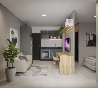 Apartamento com 1 Quarto à venda, 30m² no Residencial Tocantins, Rio Verde