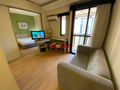 Flat com 1 Quarto para alugar, 37m² no Moema, São Paulo