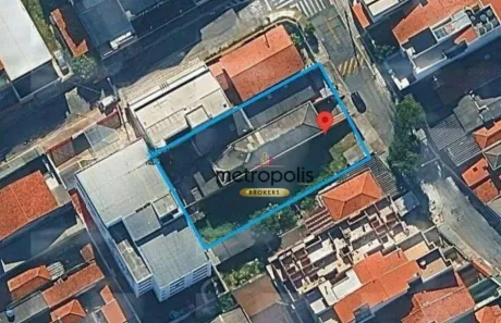 Lote/Terreno à venda, 880m² no Campestre, Santo André