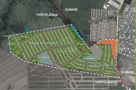 Lote/Terreno à venda, 160m² no Parque Vasconcellos, Hortolândia