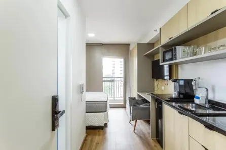 Kitnet com 1 Quarto à venda, 27m² no Moema, São Paulo