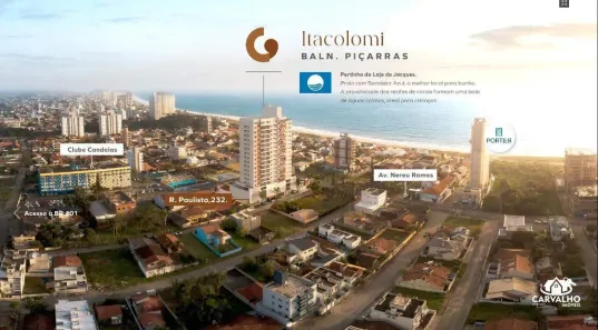 Apartamento com 2 Quartos à venda, 77m² no Itacolomi, Balneário Piçarras