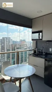 Apartamento com 1 Quarto para venda ou aluguel, 26m² no Vila Nova Conceição, São Paulo