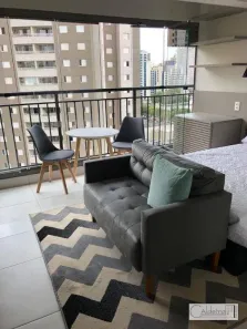 Apartamento com 1 Quarto para alugar, 25m² no Indianópolis, São Paulo