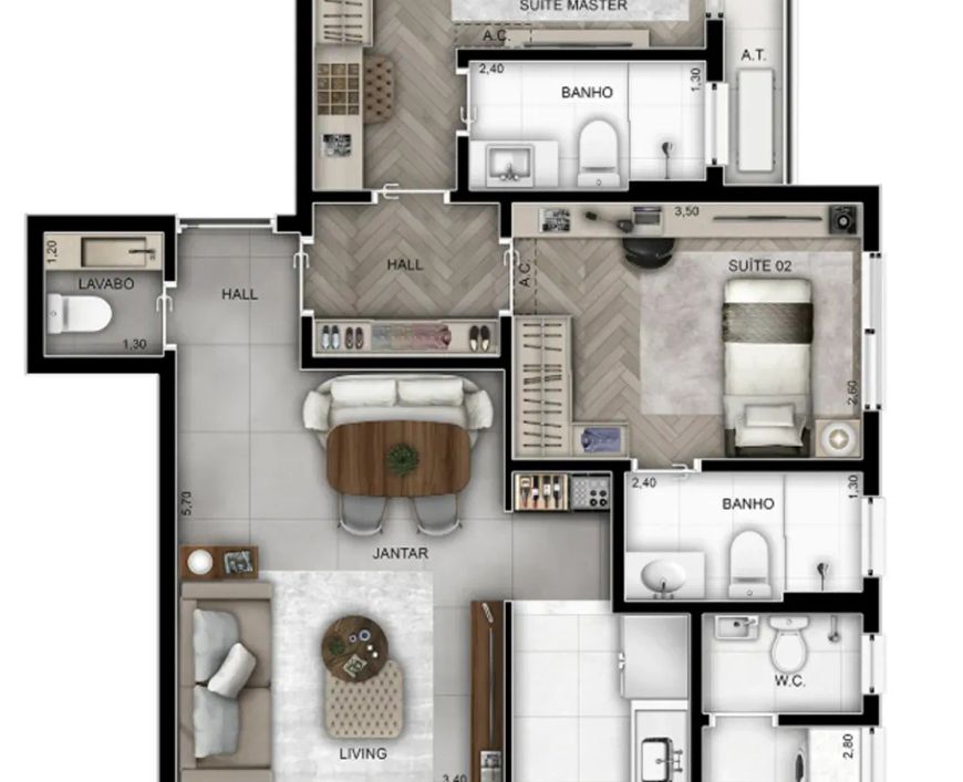SINTONIA PERDIZES - APARTAMENTOS no Perdizes, São Paulo