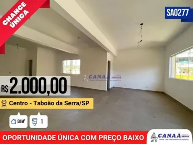 Sala Comercial para alugar, 54m² no Centro, Taboão da Serra